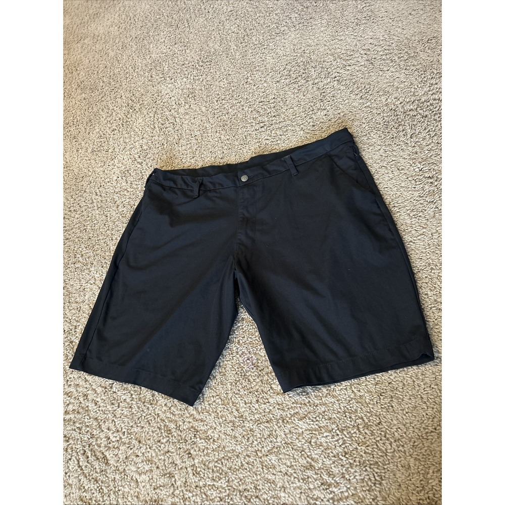 SWISSTECH Men's Black Bermuda Golf Shorts Size 40 Zip Solid